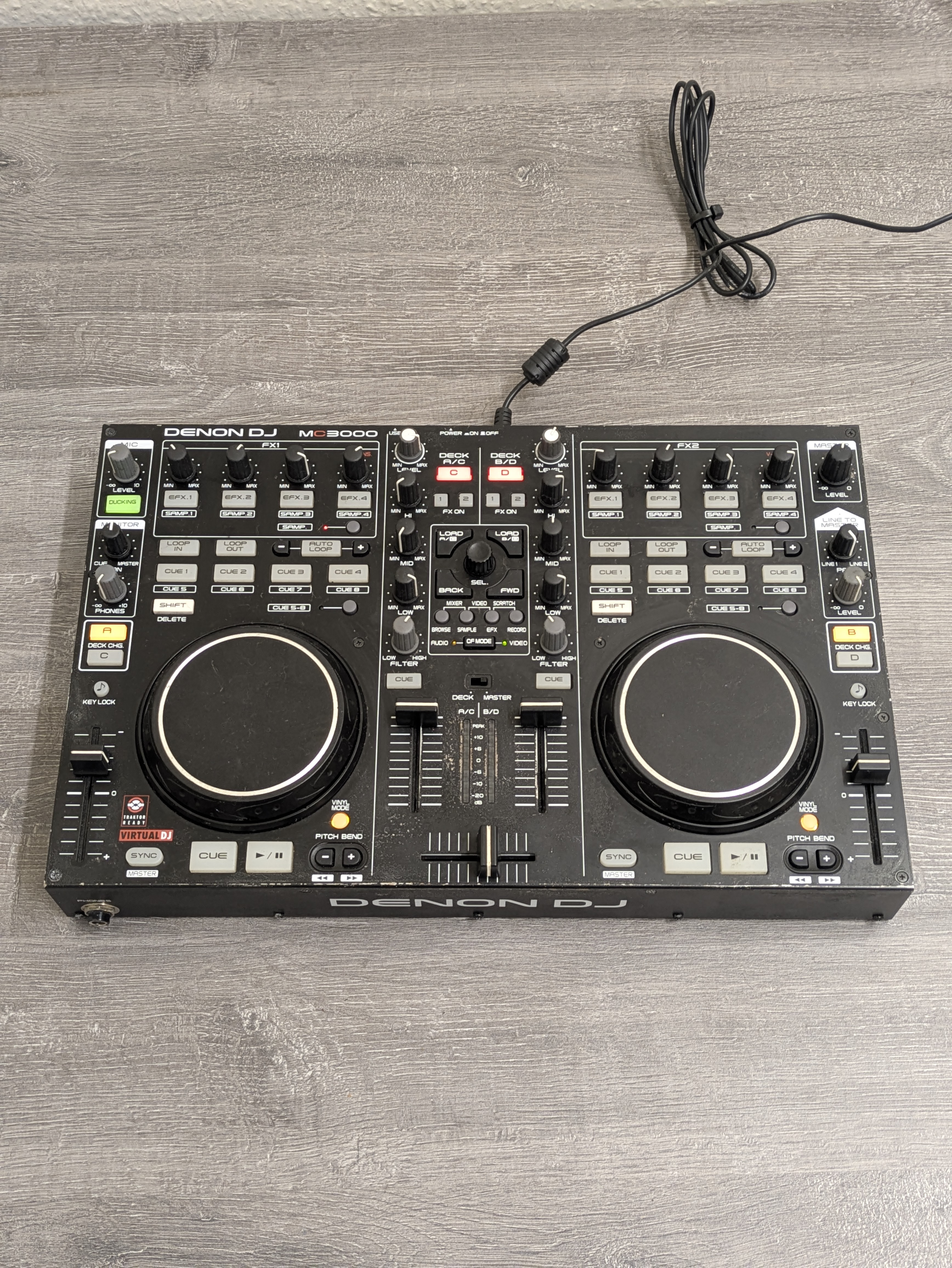 Pre-owned DENON DJ MC3000 2-CHANNEL MIDI USB CONTROLLER MIXING
